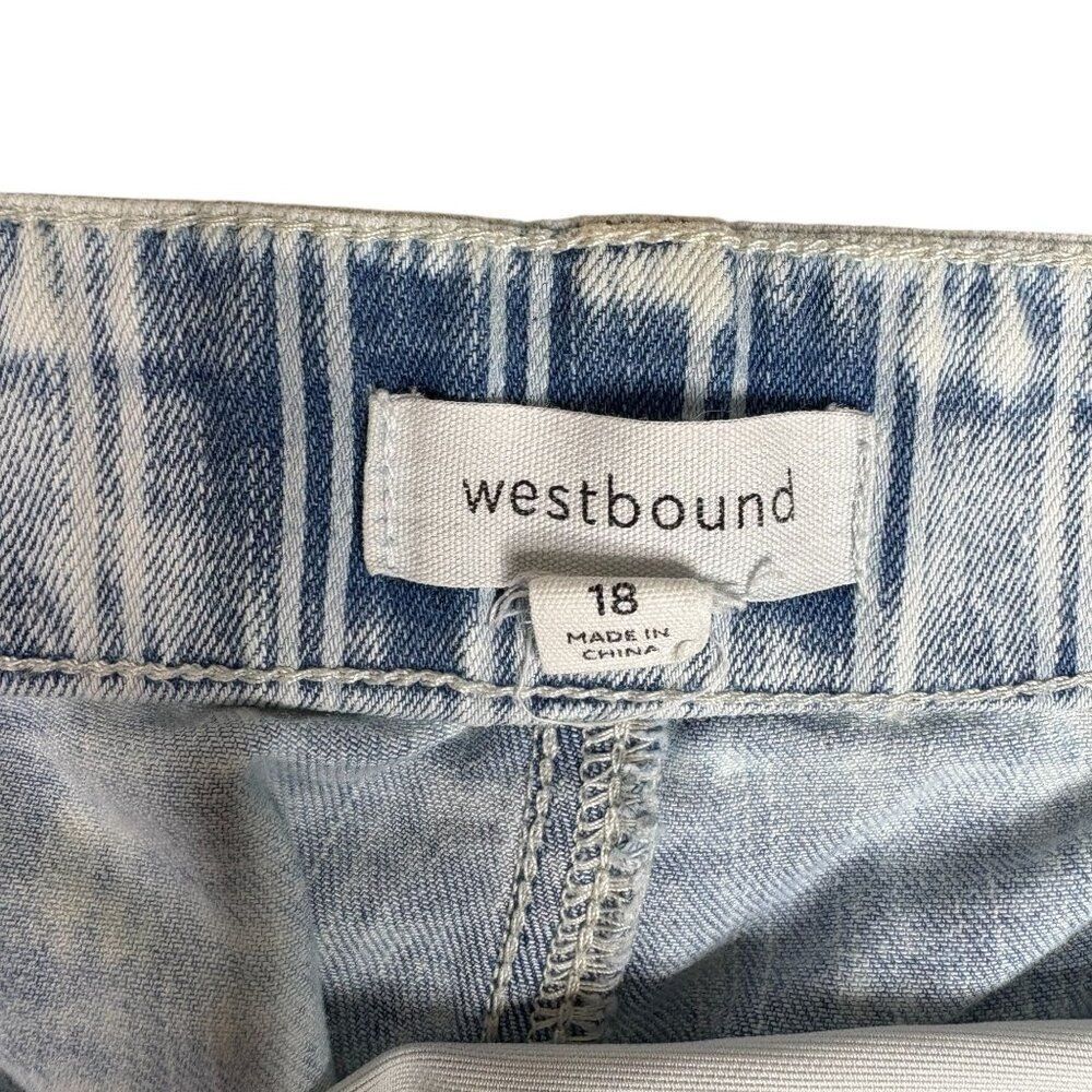 Westbound Wide Leg Capri Jeans Size 18 - Picture 2 of 8